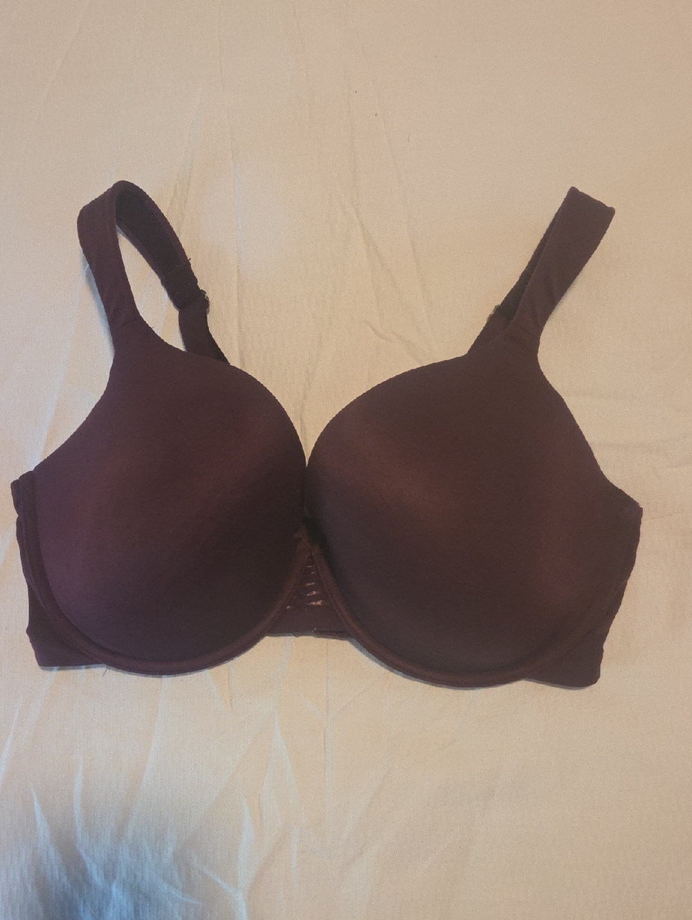 Smooth Support T-Shirt Bra in Deep Plum